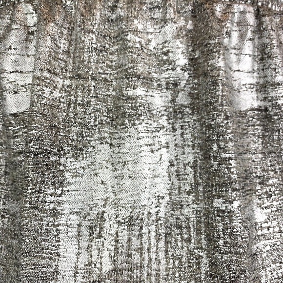 NWT Anthropologie Maiah Silver Metallic Shimmer Strapless‎ Tube Top. medium. - Picture 4 of 8